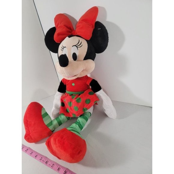 Disney Minnie Mouse Holiday 2018 Plush Stuffed Animal 21” Christmas Collection - Picture 2 of 10